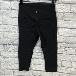 Lululemon  Align crop yoga pants | color black | size 6